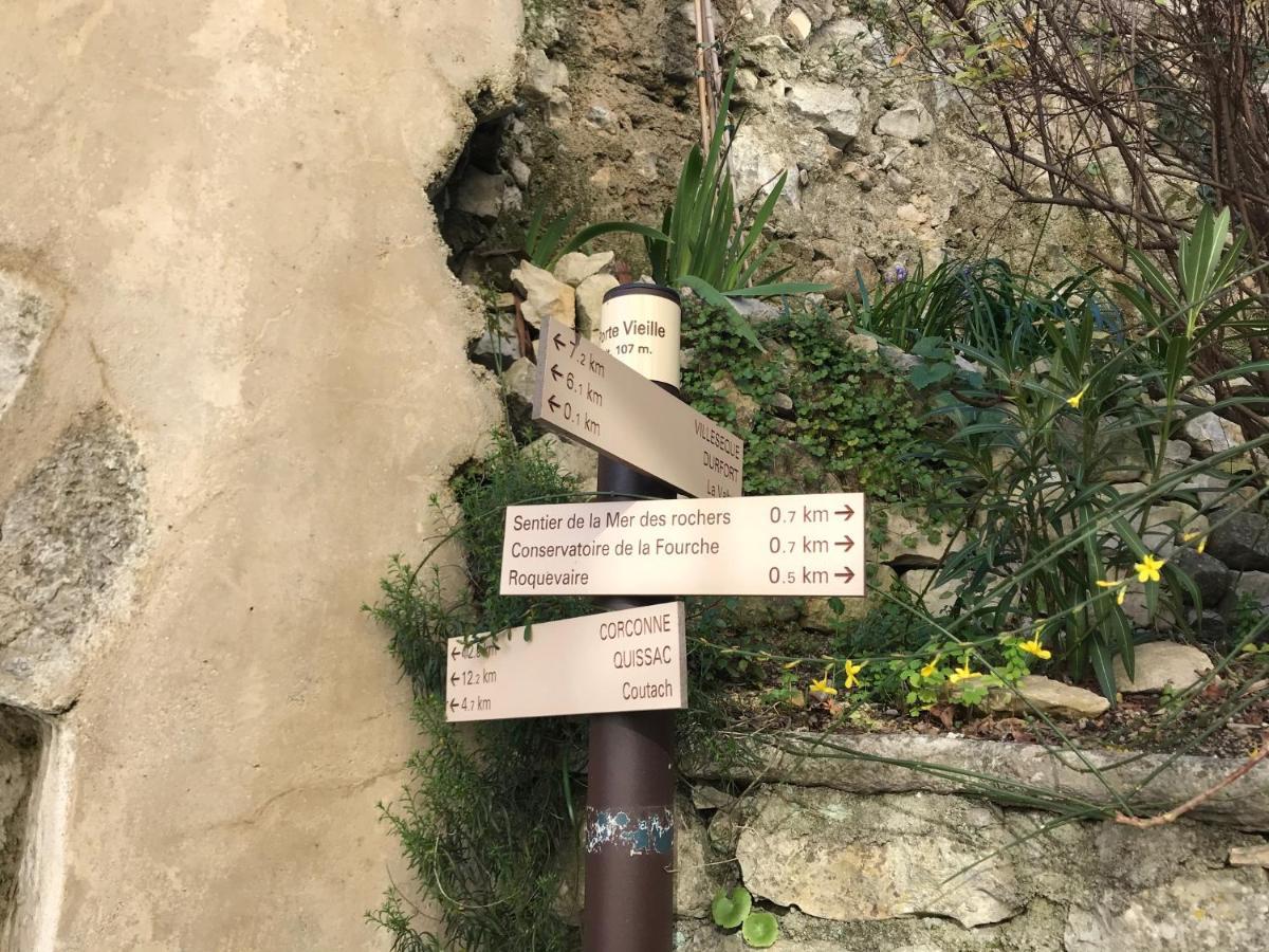 Charmant Logis Dans La Catiche De Loutre, Maison Medievale Sauve Luaran gambar